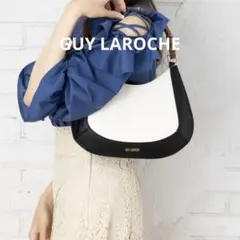 【新品】GUY LAROCHE ショルダーバッグ 2way 黒