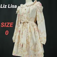 LIZ LISA　リズリサ　花柄ワンピース　フリル　レース　総柄　ピンク