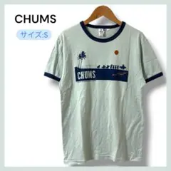 チャムス CHUMS リンガーTシャツ S ブービーバード サーフ バンブー素材のサムネイル