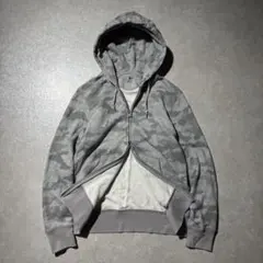 uniqlo camo double zip hoodie cboy y2k