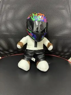 ヘルメット　マスコット　バイク　AGV 熊　全長約30センチ　アクセサリーのサムネイル