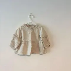 西松屋 トップス ハイネック フリル 女の子ベビー チュニック 60-70サイズ