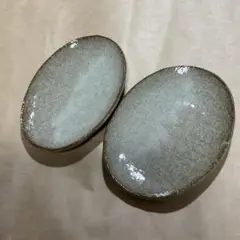 たち吉　陶器 楕円皿 2枚セット プレートのサムネイル