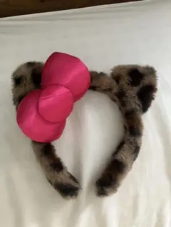 キティヒョウ柄カチューシャ