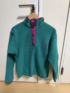 patagonia フリース スナップT ターコイズ