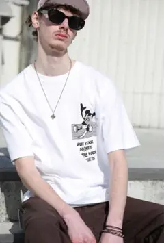 新品　quolt クオルトNOT-MOUTH Tシャツ WHITE-Lのサムネイル