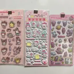 ★サンリオ　★ボンボンドロップ風シール　★キティ　★ポチャッコ　★ポムポムプリン