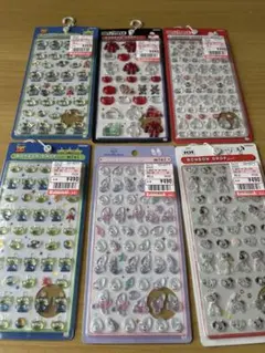 ディズニーボンボンドロップシール　6枚セット