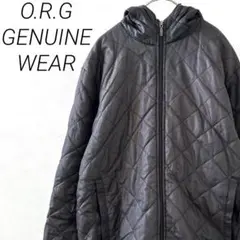 O.R.G GENUINE WEAR ダウンジャケット フード付き ポケット付き