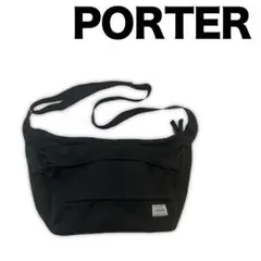 吉田カバン PORTER ポーター ショルダーバック ナイロン 黒 ダブルジップ
