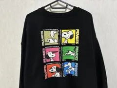 スヌーピー　SNOOPY　peanuts　トレーナー　スウェット　長袖　裏起毛