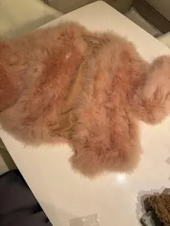 Deby Debo ファーコート ピンク ベージュSサイズのサムネイル