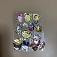 【正規品】サンリオ⭐︎ボンボンドロップシール　お裾分け⭐︎キティプリンクロミ①