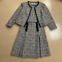 mila schon ツイード セットアップ ブラック・ホワイト