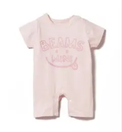 (新品未開封)BEAMS mini ピンク半袖ロンパース 80のサムネイル