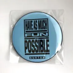 BURTON 【From Burton to the World】缶バッジ 青 - メルカリ