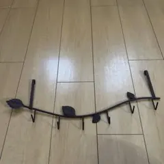アイアン製 リーフモチーフ キッチンフックのサムネイル
