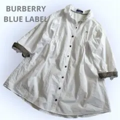 バーバリー ブルーレーベル　シャツ　ブラウス　チュニック　38 Mサイズ