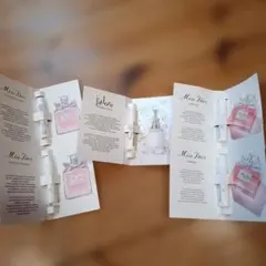 Dior 香水サンプル 5本セット＋ 巾着4枚