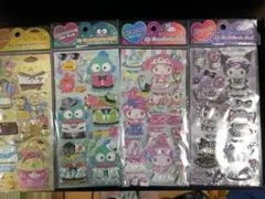 サンリオ　マイコーディネートシール　4種類