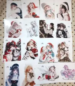 【CT1】cottonmelody 様　人物ステッカー　クリスマス　コラージュ