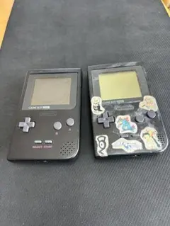 ら*ん様 ゲームボーイ　ポケット　2台　ブラック　ジャンク品