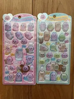 【正規品✨】うるちゅるポップシール　おぱんちゅうさぎ　2枚セット
