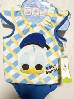 ビブスーツ80cmDisney baby ドナルドダック 未使用のサムネイル