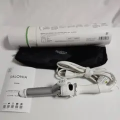 美品 SALONIA ミニセラミックカールヘアアイロン SL-011CW