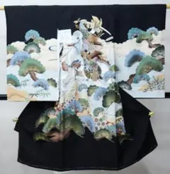 お宮参り 産着 男児 正絹 のしめ 祝着 金刺繍 羽二重 NO29198 - メルカリ