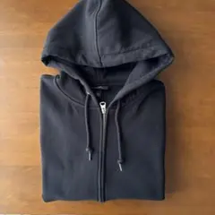 H&M ジップアップパーカー ブラック XLサイズ