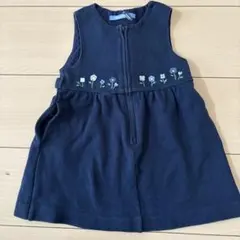 familiar ジャンバースカート 90 ネイビー