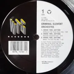 CRIMINAL ELEMENT ORCHESTRA/HOUSE TIME...