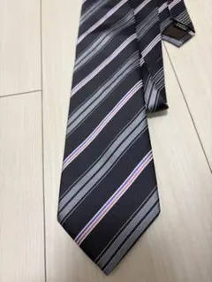 COMME CA MEN ストライプ ネクタイ　シルクのサムネイル