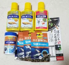 Tetra メダカ飼育用品セット 水質調整剤 餌 水温計のサムネイル
