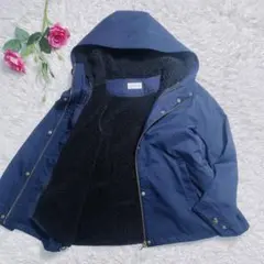 美品✨プラステ　マウンテンパーカー ボアライナー付き 2way ブルゾン　紺