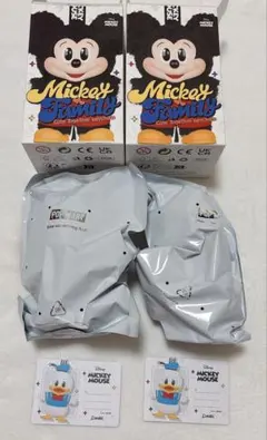 POPMART mickey family ドナルド ミッキーファミリー 2点
