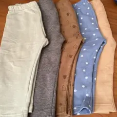 UNIQLO ベビー フリースレギンス 80cm 5色セット