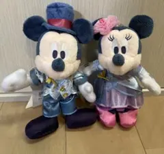 ファンタジースプリングスホテル　ミッキー　ミニー　ぬいぐるみバッジセット