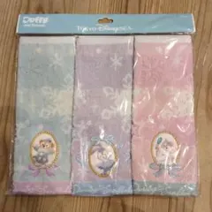 新品ディズニーシー　ダンシングスノーフレークス　ミニタオル3枚セット