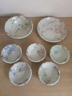 宇野千代　和皿　7枚セット