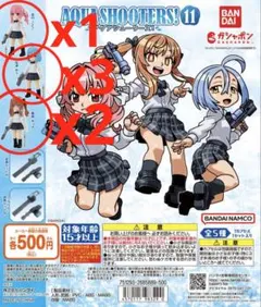 アクアシューターズ11弾　キャラクター6体まとめ