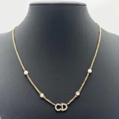 付属品完備✨ ディオール Clair D Lune ネックレス パール ゴールド