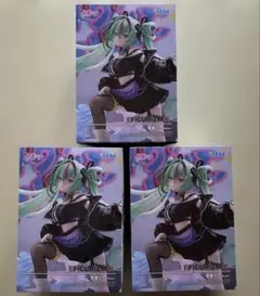 初音ミク FIGURIZMα 初音ミク-Punk- フィギュア　3個セット