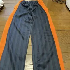 ストライプデザイン トレーニングパンツ