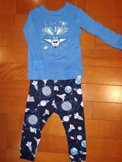 【GAP】 パジャマ スペースシャトル セットアップ ロケット 宇宙 地球