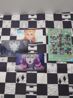 一番くじ 鬼滅の刃 受け継ぐもの H賞　名場面ステッカー　煉獄、甘露寺、時透