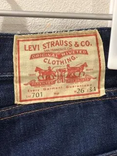 LEVI'S 701 ストレートデニム W26 L34
