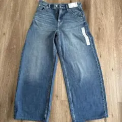 UNIQLO バギーカーブジーンズ 26 股下70