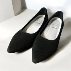 VIVAIA ニットフラットシューズ39黒 - メルカリ